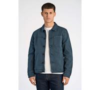 Hemdjacke LINDBERGH "Hemdjacke Relaxed Fit", Herren, Gr. S, navy, Obermaterial: 98% Baumwolle, 2% Elasthan, unifarben, lässig geschnitten, Jacken (18955460-S) navy