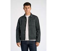 Hemdjacke LINDBERGH "Hemdjacke Relaxed Fit", Herren, Gr. XXL, schwarz, Obermaterial: 98% Baumwolle, 2% Elasthan, unifarben, lässig geschnitten, Jacken (17268754-XXL) schwarz