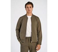 Hemdjacke LINDBERGH "Hemdjacke Slim Fit", Herren, Gr. L, grün (true army), Obermaterial: 75% Polyester, 22% Viskose, 3% Elasthan; Futter: 95% Polyester, 5% Elasthan, schmal, Jacken (49378149-L) true a