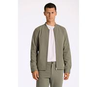 Hemdjacke LINDBERGH "Hemdjacke Slim Fit", Herren, Gr. XXL, mid army mix, Obermaterial: 75% Polyester, 22% Viskose, 3% Elasthan; Futter: 95% Polyester, 5% Elasthan, schmal, Jacken (24188213-XXL) mid ar