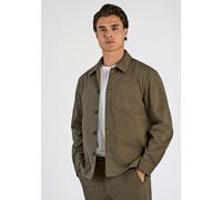 Hemdjacke LINDBERGH "Lindbergh Hemdjacke", Herren, Gr. S, true army, Obermaterial: 75% Polyester, 22% Viskose, 3% Elasthan; Futter: 95% Polyester, 5% Elasthan, lässig geschnitten, Jacken (64498636-S) 