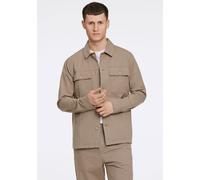 Lindbergh Hemdjacke mit Relaxed Fit Grau XXL