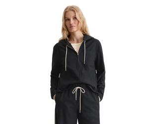 Hemdjacke MARC O'POLO "aus recyceltem Polyester und Viskose", Damen, Gr. 40, deep night blau, Obermaterial: 63% Polyester, 34% Viskose, 3% Elasthan, unifarben, Jacken (56539308-40) deep night blau