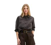 Kurzjacke MARC O'POLO "aus Organic Cotton-Lyocell-Leinen-Mix", Damen, Gr. 38, burnt coffee, Obermaterial: 54% Baumwolle, 23% Lyocell, 23% Leinen, unifarben, Jacken Kurzjacke (46092906-38) burnt coffee