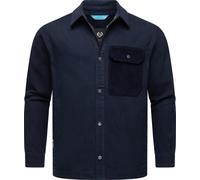 Ragwear Outdoorhemd Herren Regular Fit Baumwolle blau, L