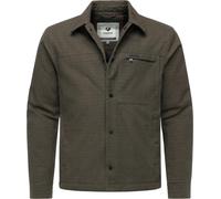 Outdoorjacke RAGWEAR "Karmel YOUMODO", Gr. L (52), olivgrün, Obermaterial: 100% Baumwolle, Innenfutter: 100% Polyester, Wattierung: 100% Polyester, gerade hüftbedeckend, Rundhals, Ärmel mit Ärmelschli