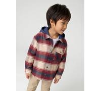 Hemdjacke mit Kapuze Jungen bordeaux Gr. 158/164 von Vertbaudet