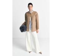 Hemdjacke RICHROYAL, Damen, Gr. 38, cinnamon, Web, Obermaterial: 70% Wolle, 30% Polyester, oversize normal, Jacken, Overshirt, Stehkragen (20261736-38) cinnamon