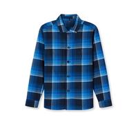 Hemdjacke OLYMP, Damen, Gr. L, marine, Web, Obermaterial: 100% Baumwolle, kariert, oversize normal, 1-Knopf-Manschette, Jacken (77415224-L) marine