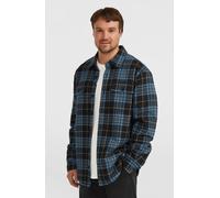 Hemdjacke O'NEILL "O'NEILL MUST-HAVE FLEECE LINED SHIRT", Herren, Gr. L, blau (blau flannel), Obermaterial: 100% Baumwolle, Jacken (61965646-L) blau flannel