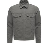 Hemdjacke RAGWEAR "Dyphner YOUMODO", Herren, Gr. L (52), grau, Obermaterial: 80% Polyester, 20% Nylon; Innenfutter: 100% Polyester, gerade hüftbedeckend, Ärmel mit Ärmelschlitz abgesteppte Kante mit D