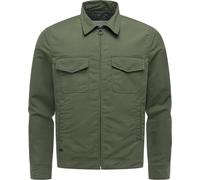 Hemdjacke RAGWEAR "Dyphner YOUMODO", Herren, Gr. M (50), olivgrün, Obermaterial: 80% Polyester, 20% Nylon; Innenfutter: 100% Polyester, gerade hüftbedeckend, Ärmel mit Ärmelschlitz abgesteppte Kante m
