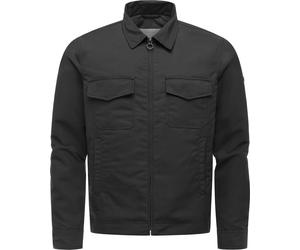 Hemdjacke RAGWEAR "Dyphner YOUMODO", Herren, Gr. XL (54), schwarz, Obermaterial: 80% Polyester, 20% Nylon. Innenfutter: 100% Polyester, gerade hüftbedeckend, Ärmel mit Ärmelschlitz abgesteppte Kante m