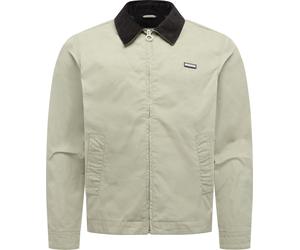Hemdjacke RAGWEAR "Hertan Vintage", Herren, Gr. S (48), beige (helloliv), Obermaterial: 100% Baumwolle. Innenfutter: 100% Polyester, gerade hüftbedeckend, Ärmel mit Ärmelschlitz abgesteppte Kante vers