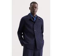 Hemdjacke SEIDENSTICKER, Herren, Gr. XL, navy, 53% Polyester, 45% Wolle, 2% Elasthan, unifarben, Jacken (88844364-XL) navy