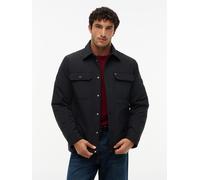 Hemdjacke TOMMY HILFIGER "PACKABLE", Herren, Gr. M, schwarz, Web, Obermaterial: 100% Polyester. Futter: 100% Polyester. Füllung: 100% Polyester, regular fit normal, Manschette, Jacken, Leichtgewichtig