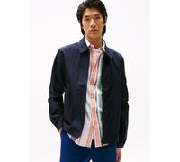 Hemdjacke TOMMY HILFIGER "TECH SHIRT JACKET", Herren, Gr. XL, blau (desert sky), Obermaterial: 70% Baumwolle, 27% Polyamid, 3% Elasthan, normal normal, Jacken, leichter Herren-Blouson mit Hemdkragen Ü