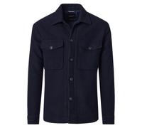 Hemdjacke VENTI "VENTI Hemdjacke kariert", Herren, Gr. 50, dunkelblau, 95% Polyester, 5% Wolle, Jacken (40055026-50) dunkelblau