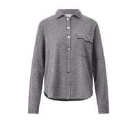 Hemisphere - Strickjacke aus Merinowolle - Größe 42 - grau