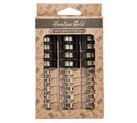 Hemline Gold Quilt Clips (30 St./ 26 x 10 mm/ schwarz/ transparent)