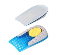 Hemobllo 1 Paar Unsichtbare Einlegesohlen mit 3,5cm Fersenerhöhung Stoßdämpfend Schweißabsorbierend und Atmungsaktiv Innensohlen für Damen und Herren Leichte Sport Einlagen