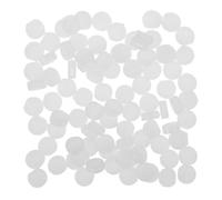 Hemobllo 100 Stück Silikon Ohrringkissen Transparent Ohrläppchen Stützpolster für Clip Ohrringe Weiche Ohrclips Zubehör für Schmuckherstellung