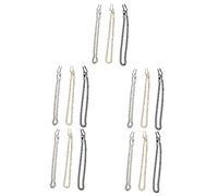 Hemobllo 15stücke Teiliges Set Taschenuhr Kette Für Und Hochwertige Kette Silber Gold Und Tungsten Accessoires Für Taschen Und Jeans Bauweise Leicht Und Tragbar