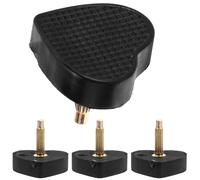 Hemobllo 2 Paar Herzförmige Fersenkappen für High Heels Ersatz Absatzspitzen aus Robustem Material Verschleißfest und Leise Schuhreparatur Zubehör für Damen