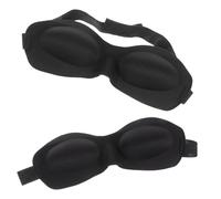 Hemobllo 2 Stück Bequeme 3d Eva Augenmaske für Frauen und Männer Atmungsaktive Schlafmaske mit Lichtblockierung für Indoor und Outdoor Entspannend und Druckentlastend