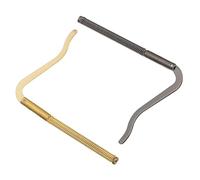 Hemobllo 2 Stück Geldklammern aus Rostfreiem Eisen 75mm Federnde Geldscheinhalter in Gold Schwarz Geldbörsen Accessoire für Herren Stabile Metallklammer für Bargeld und Dokumente