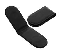 Hemobllo 2 Stück Magnetische Geldklammern aus Pu Leder Kompakter Geldscheinhalter mit Kartenfach Leichte Geldklammer für Herren Büro und Reisen