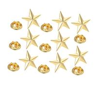 Hemobllo 8 Stück Teiliges Fünfzackige Stern Broschen Anstecker für Damen Modische Anstecknadeln als Schmuck für Jacken Mäntel Pullover Taschen Hüte und Schals
