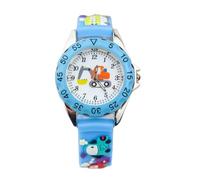Hemobllo Kinderuhr Bagger 3D Cartoon Armbanduhr Analog Quarz Uhr Mit Silikonband Für Jungen Mädchen Kleinkinder Lernuhr