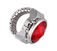 Hemobllo Ring in Uhrenform Mit Quarzuhr Modischer Fingerring Für Damen Und Herren Elastisches Armband Praktisches Und Dekoratives Schmuckstück
