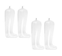 Hemobllo Schuhspanner aus Kunststoff 2 Paar - Aufblasbare Stiefelunterstützer - 30 cm hohe Kniehohe Boots - für den täglichen Gebrauch und zur Lederschuherhaltung
