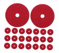 HEMOTON 25 Stück Rote Filzunterlage für Spulenstiftbasis mit 4mm | Nähmaschinen Spulenstifte, Schnelle Montage, Schützt vor Abrieb, Passend für Vintage Singer