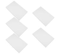 HEMOTON 5 Stück Schmuckorganizer mit Schwammeinlage Stapelbare Schmuckablage für Ringe und Ohrringe Geeignet für Ladenpräsentationen und Messen Weiß