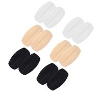 HEMOTON 6 Stück rutschfeste BH Trägerpolster aus Silikon Ergonomisch Geformt für Druckentlastenden und Bequemen Geeignet für Damen BHS