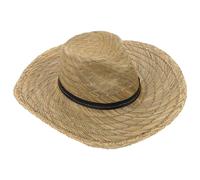 HEMOTON Breiter Krempiger Sonnenhut für Herren mit UV Schutz aus Synthetischem Material Lässiger Strandhut für Outdoor und Urlaub Größe L für Kopf 58 60cm