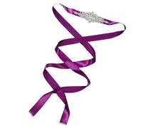 HEMOTON Eleganter Strassgürtel für Brautkleid Funkelnde Hochzeitsschärpe mit Zierlichen Blumen Flexible Langlebige Glitzersteine für Damen Passend zu Abend Hochzeitskleidern