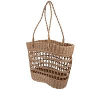 HEMOTON Strandtasche für Damen, Große Gewebte Handtasche aus Papierstrang | Leicht und Bequem, für Strand und Wandern, Stilvoll Schlicht, Platz für Kleine Dinge