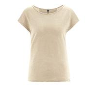 HempAge Damen 100% Hanf T-Shirt Gobi(Beige) XS