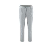 Hempage Damen 7/8 Bundfaltenhose Hanf/Biobaumwolle Quartz(Grau) M