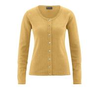 HempAge Damen Cardigan Carina Dijon Gelb XL