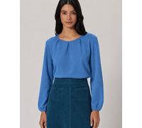 HempAge Damen Jersey-Langarmshirt aus Hanf/Biobaumwolle Ocean (Blau) XL