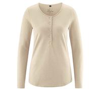 HempAge Damen Longsleeve Hanf/Bio-Baumwolle Gobi XL