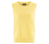 HempAge Damen Pullunder Hanf/Biobaumwolle Butter(Gelb) XL