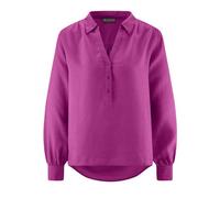 HempAge Damen Schlupfbluse Hanf/Biobaumwolle Normal Fit Violet (Lila) M