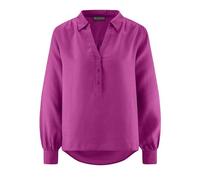 HempAge Damen Schlupfbluse Hanf/Biobaumwolle Normal Fit Violet (Lila) XL
