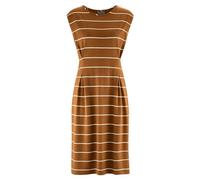 HempAge Gestreiftes Kleid Hanf/Biobaumwolle Almond (Braun) M
